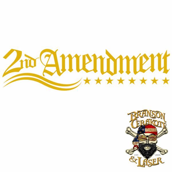 2nd Amendment Stencil | Stars & Stripes