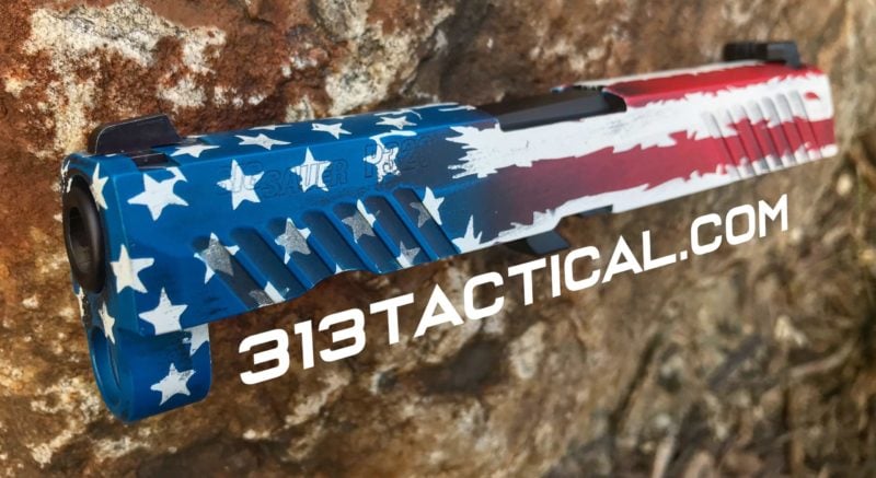 Tattered Flag Pistol Slide