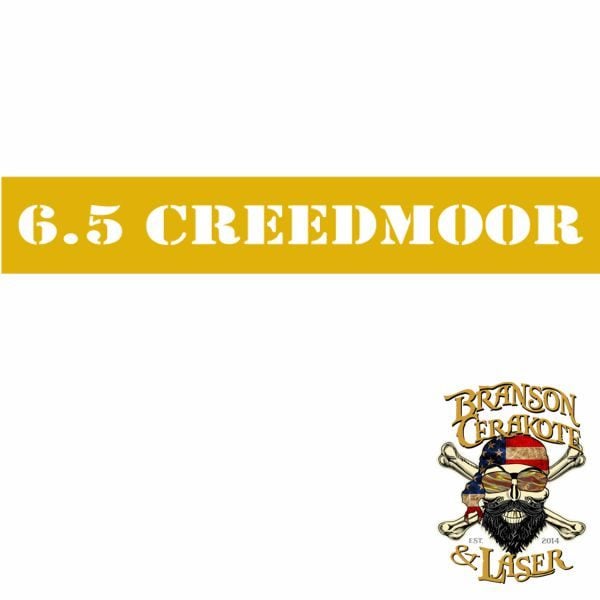 6.5 Caliber Creedmoor Rifle Stencil