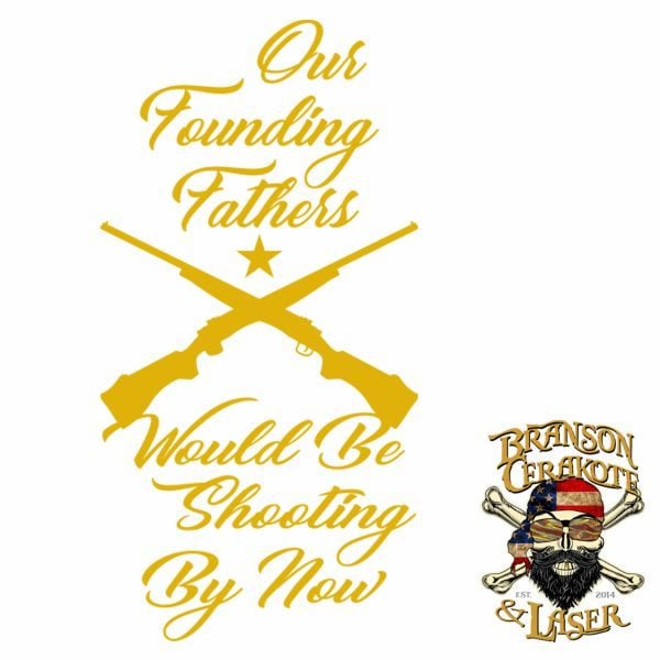Founding Fathers Tumbler Stencil