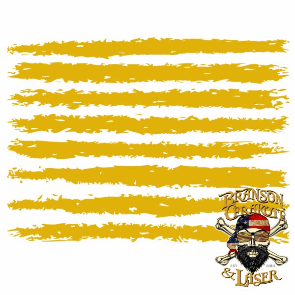 Tattered Flag Stripe Stencils | Rifle