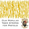 Tiger Stripe Camo Stencil | Pistol