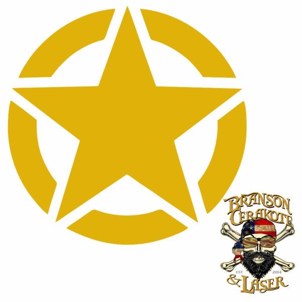 WWII Army Star Stencil