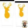 Deer Silhouette Tumbler Stencil