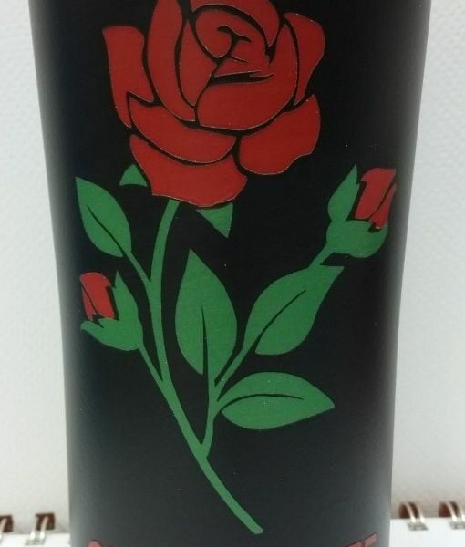 Rose Tumbler Stencil