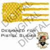 Tattered American Flag Pistol Slide Digital Download