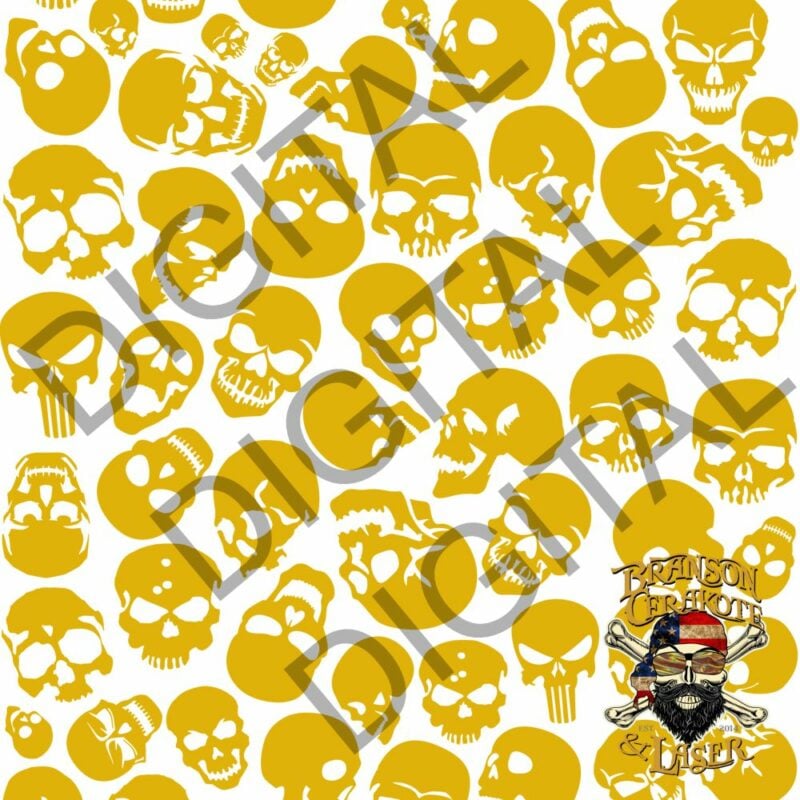 Large Skull Camo Digital Download